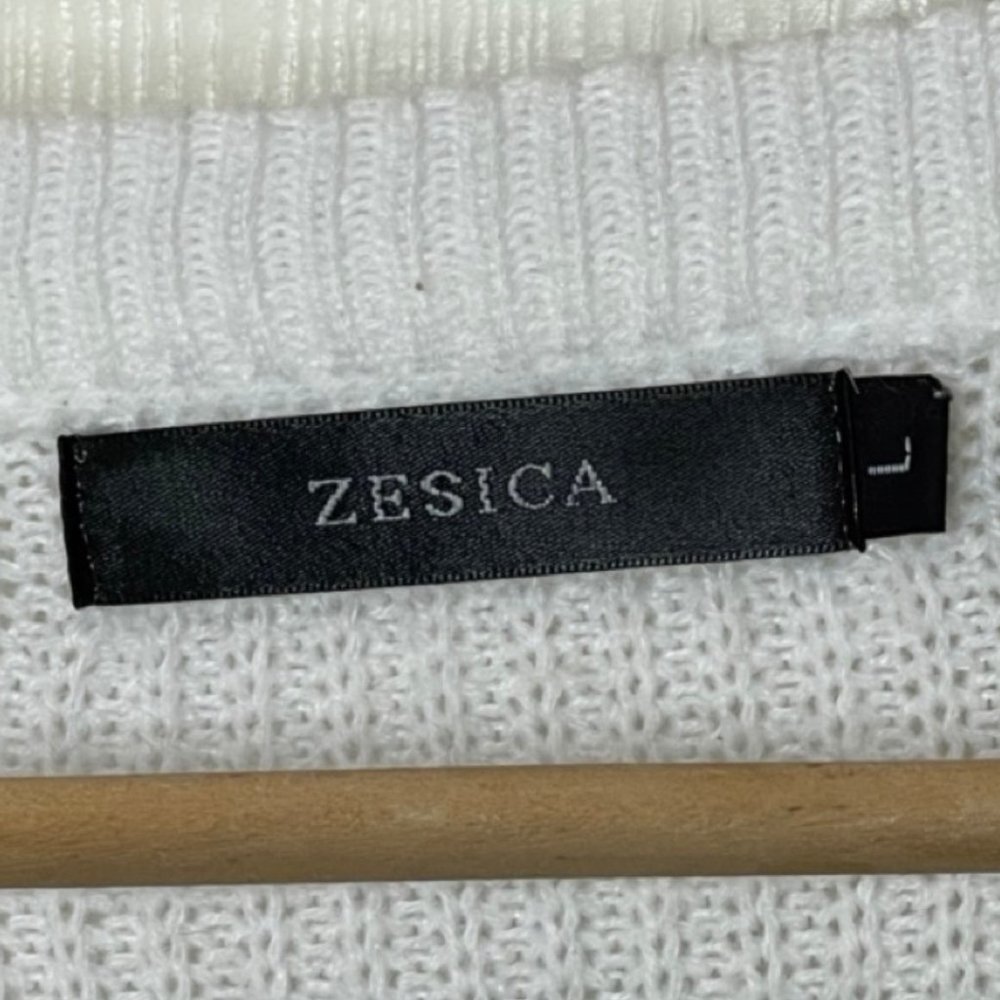 ZESICA | Color Blocked Long Sleeve Loose Knit Sweater | Size L - Picture 5 of 9